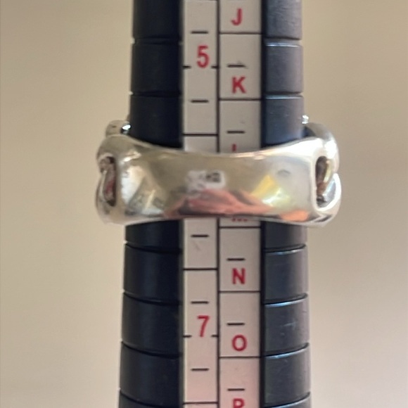 Gorgeous Michael Dawkins Sterling Silver Amethyst Statement Ring. - Picture 6 of 6